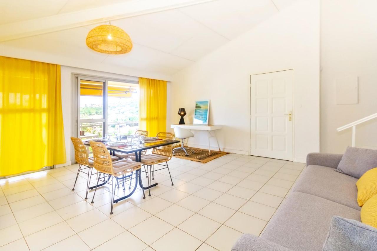 Cuty - Bel Et Spacieux Apt Avec Magnifique Vue Mer Et Piscine Saint Gilles Les Bains Zewnętrze zdjęcie